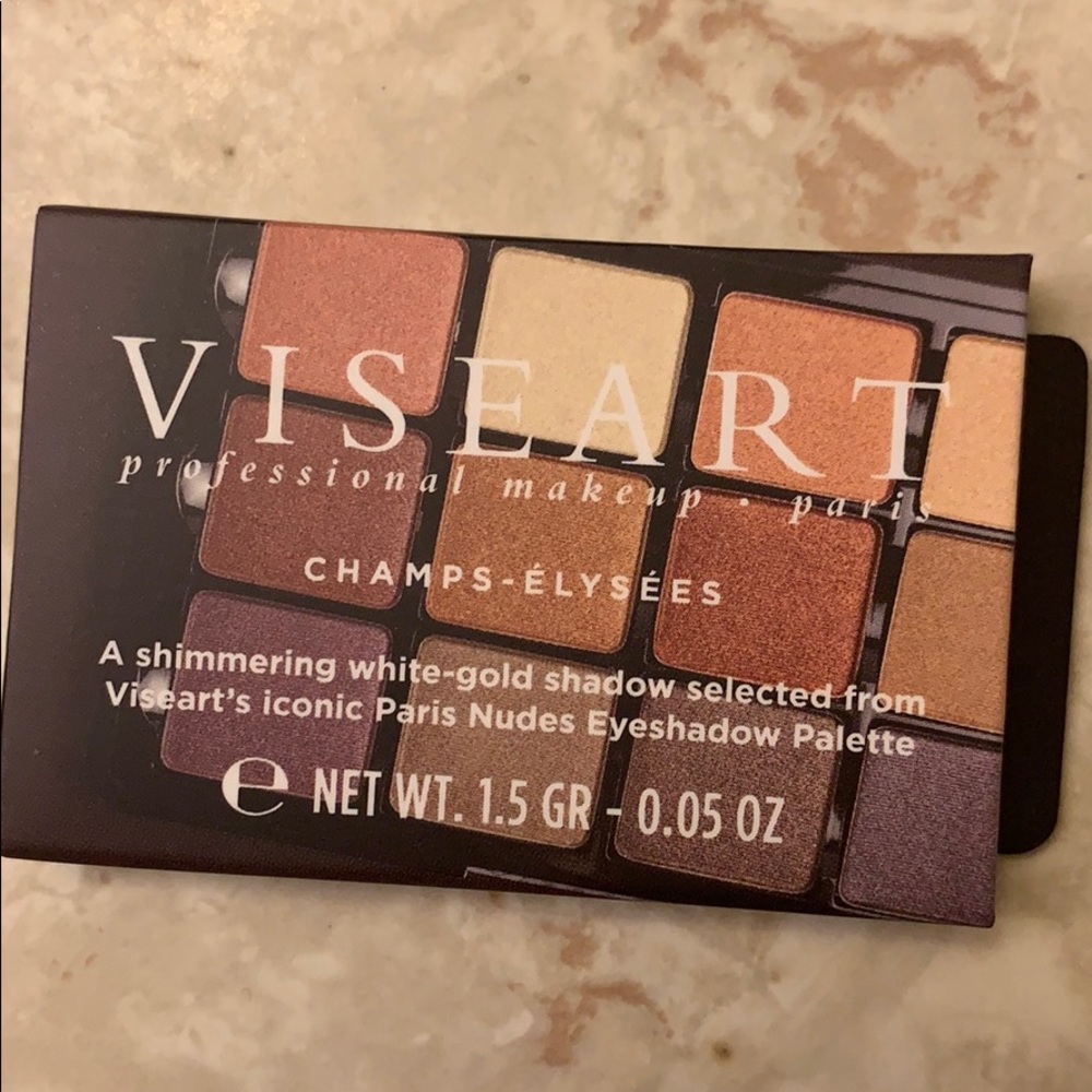 Viseart white-gold eyeshadow